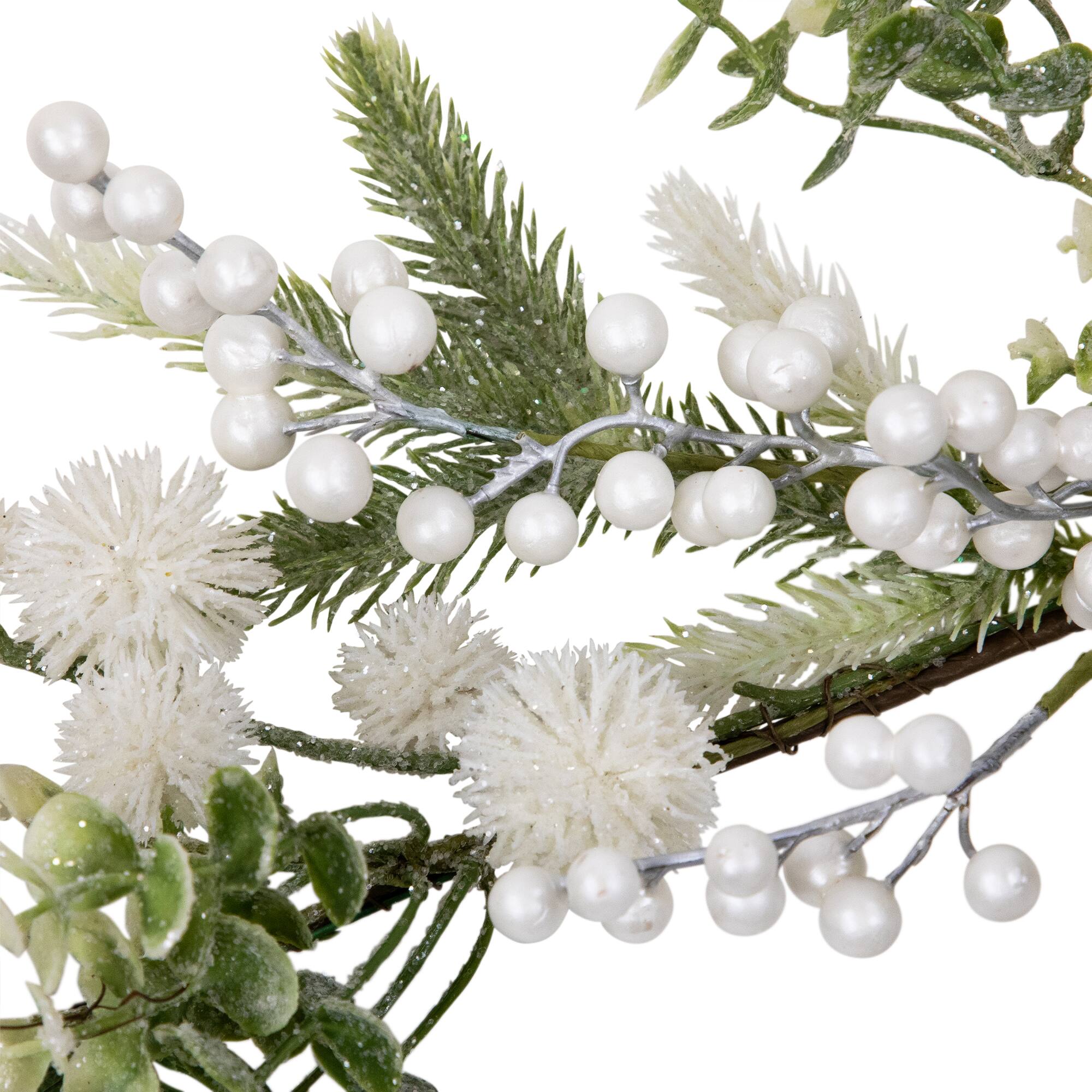 5ft. Glittered Berries & Eucalyptus Artificial Christmas Garland